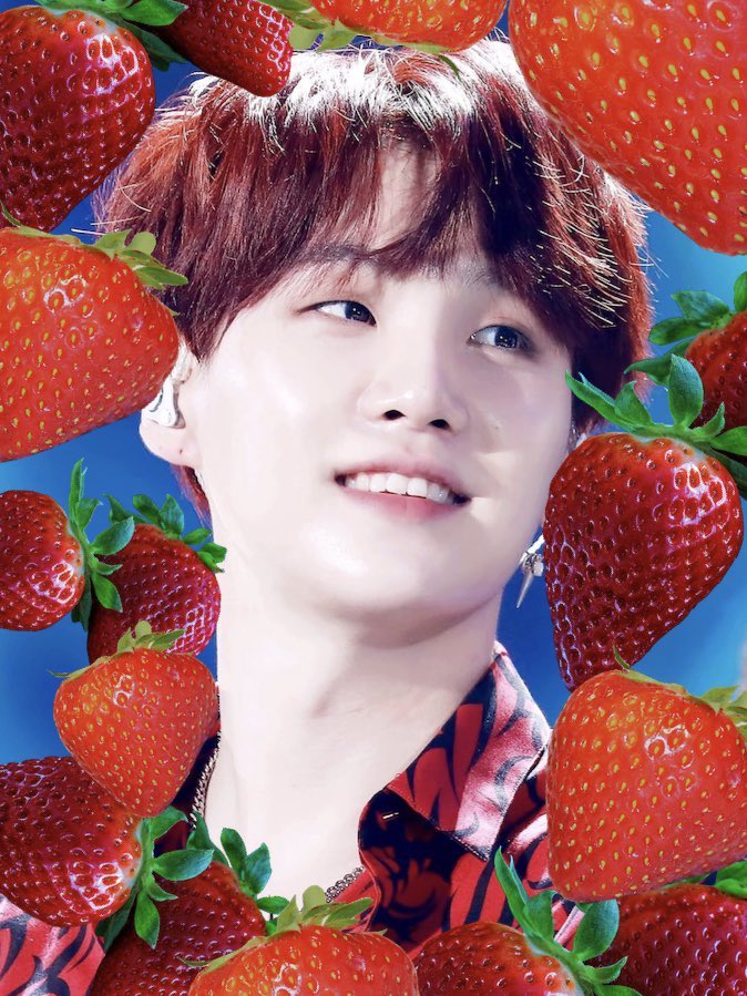 a thread of some strawberry yoongis for safekeeping and also for world peace