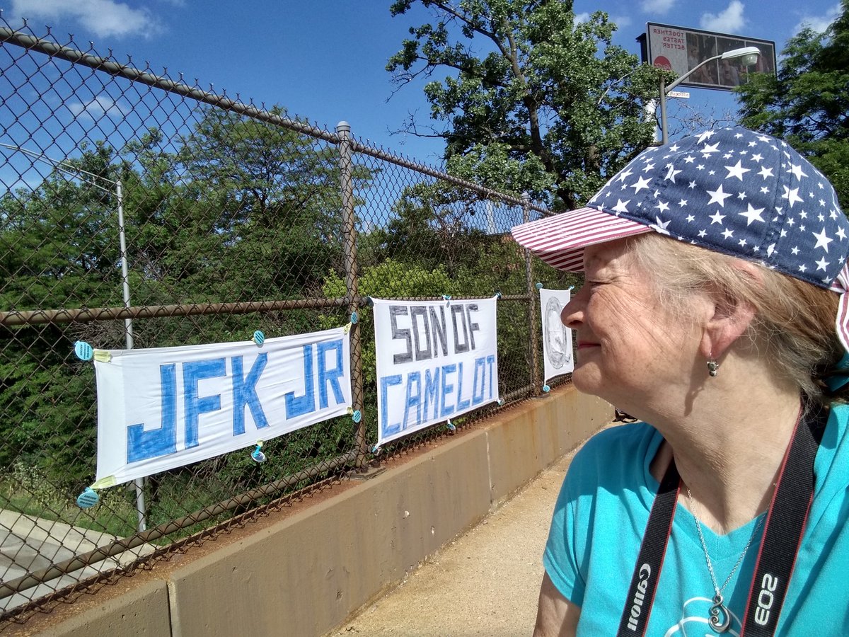 whaleswarrior's tweet photo. 'A Patriot Never Forgets'
#APNF

Today, is the anniversary of the day, JFK Jr's Plane went down.

Starting #WeThePeople, on this, our most miraculous journey ever.

Thank you for your service and your sacrifice, and that of your family Sir.

#ThePeoplesBridge 
#TheGreatAwakening https://t.co/opn4r16swi