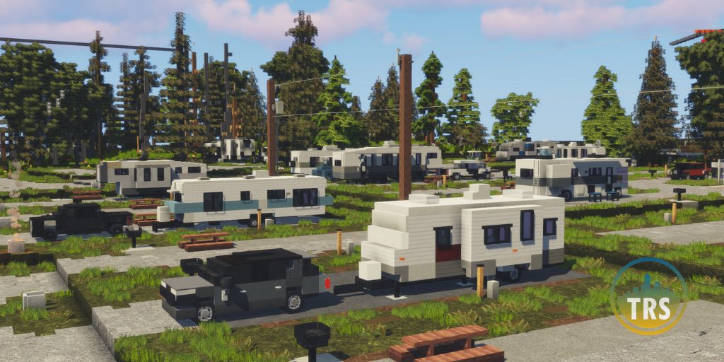 EsterlonNetwork's tweet image. Summer is in full swing on TRS! Check out the Riverside trailer park built by Yazur in Dawson Creek. 

-----
Join Us: mc.realismsociety.com (version 1.15.2)
Website: realismsociety.com