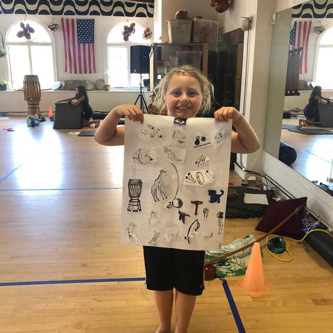 ABADACAPOEIRASF's tweet photo. Our Summer Campers show off their Capoeira Posters for the day! 👏👏👏 https://t.co/QLA9RftP4G