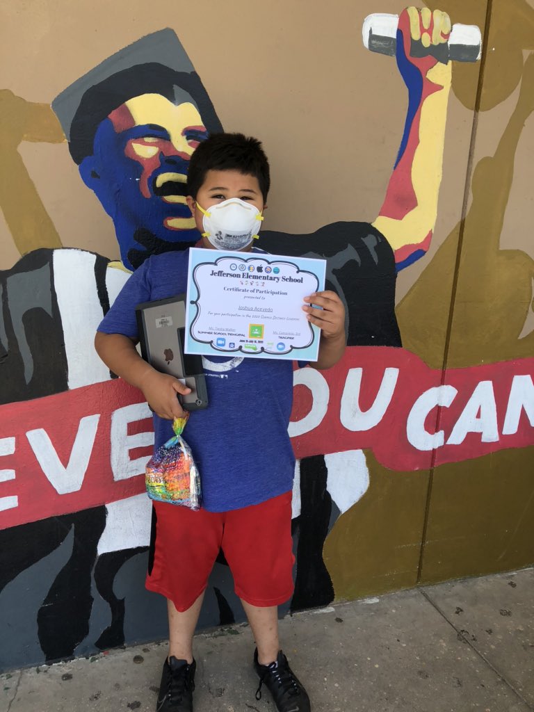 DrBermudez3's tweet photo. Over 200 #JeffersonJaguars🐾completed 5 awesome weeks👏 of summer 😎 school 🏫 Thanks to @ComptonUnified, #MsWalker, teachers, parents, & our students. 📚🎯🚀💥🎖📱@mrmicahali @AllejandAlvarez @satrazurita @JffHarris @luvmycommunity @TheRealKayWhite @jonacua123 @AleSanchez_2 https://t.co/MJA2tXoe5V