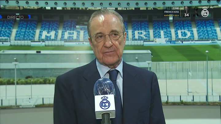 Florentino: "Ramos has been impressive as leader. The team is close and a lot of that is down to him." Everyone has been very good, but especially Karim. Sergio is the captain and more than a captain, Courtois has been incredible, the coach has been the architect of everything."