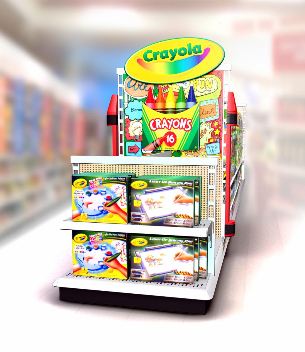 ThinkUp1com's tweet photo. Gotta love #Crayola and the job Rich Wuerthele is doing for the crayon company and #Hallmark. Some #renders we did a long time ago.

#cgi #renders #toys #happy #kids #crayons https://t.co/QZI8TFh0IF