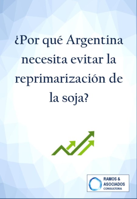 CASFER45942749's tweet photo. Compartimos informe : 
¿Porque Argentina necesita evitar la reprimatización de la soja? https://t.co/3ZIN9rD1zA