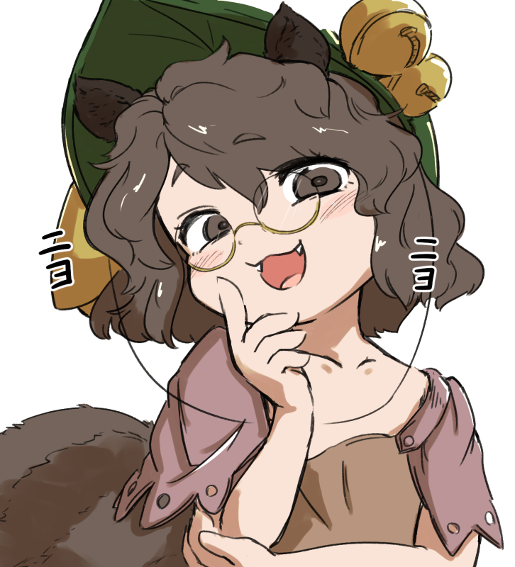 二ッ岩マミゾウ 「にやにやまみぞうさん再掲 」|うぃすのイラスト