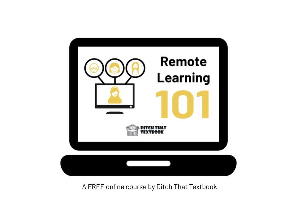 The FREE Remote Learning 101 online course!!
👉14 modules
👉2.5+ hours of video
👉Downloadable planning guides
👉Lifetime access
👉Forum for sharing ideas
Enroll for free: https://t.co/5R2wMNK7w9 #DitchBook https://t.co/VFhWbvCQ4x