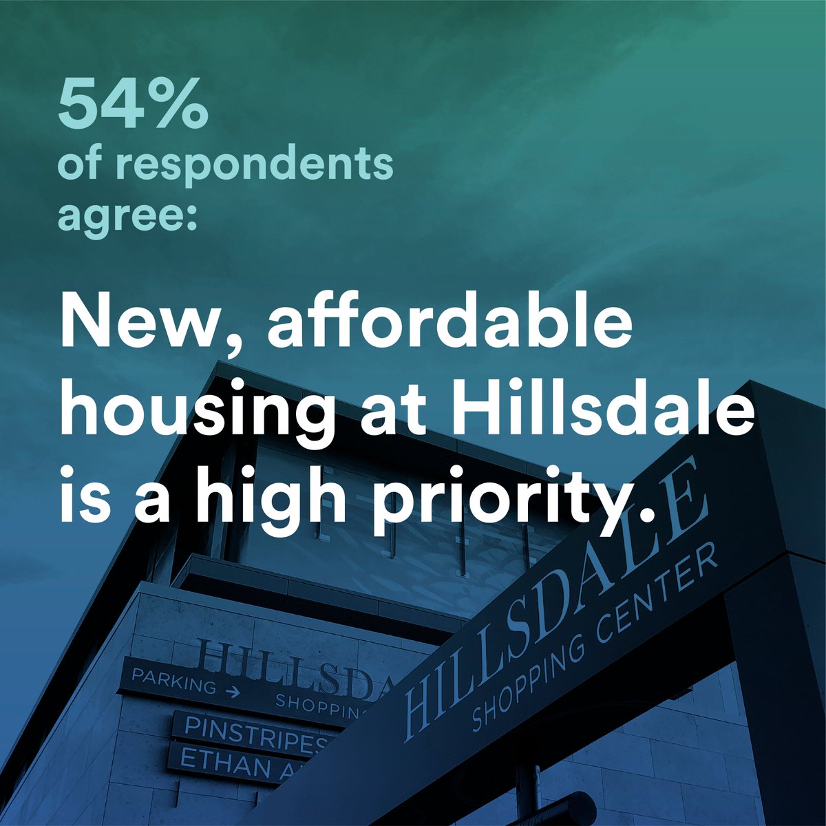 Your input has helped us start planning for the future of Hillsdale Shopping Center -- visit reimaginehillsdale.com to learn more.