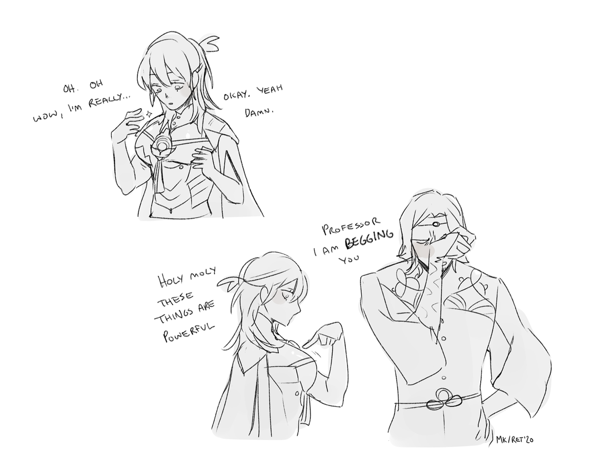 thinking abt how different fire emblem would be if byleth said what i actually said while playing #FE3H