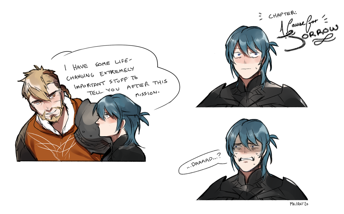 thinking abt how different fire emblem would be if byleth said what i actually said while playing #FE3H