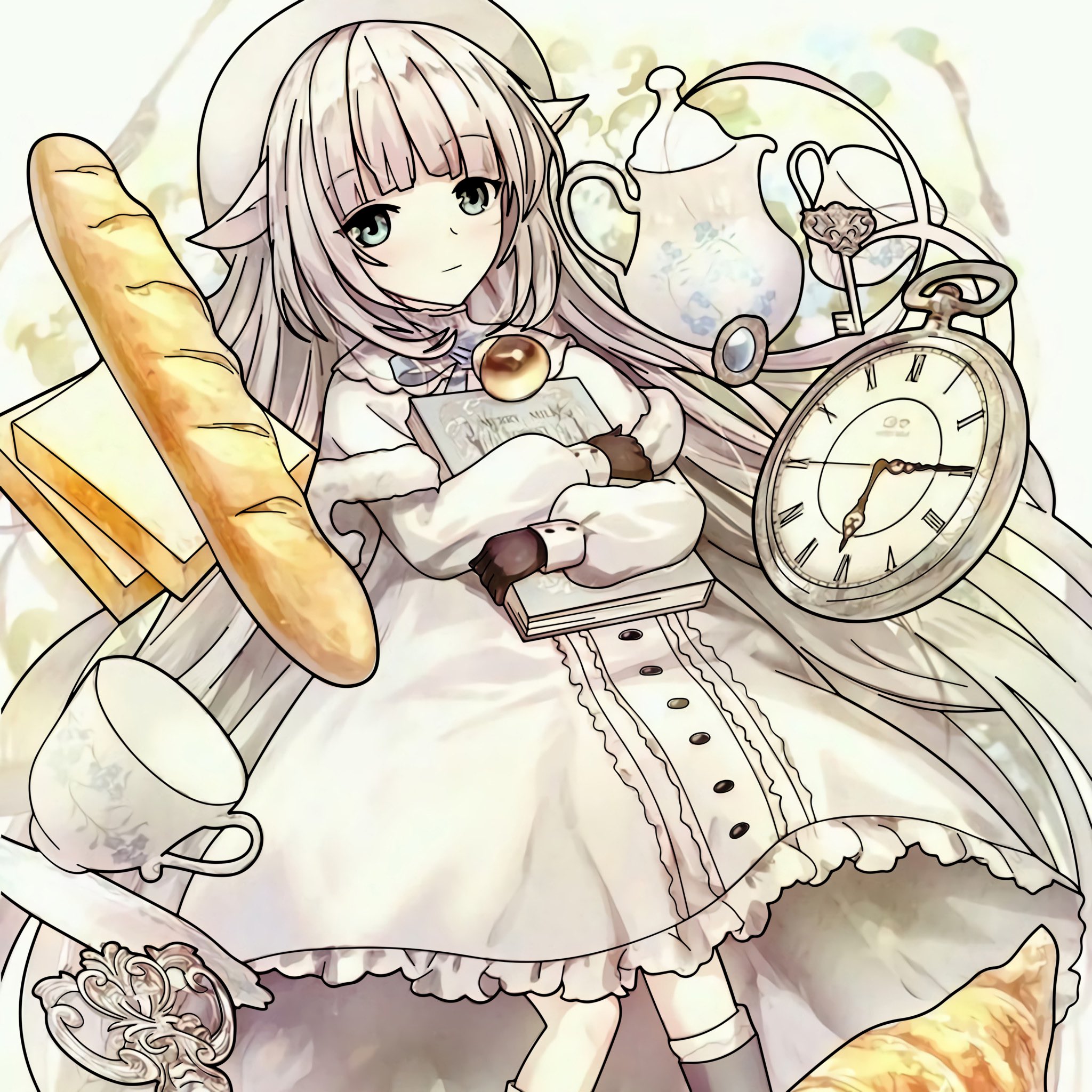 小夜 パン屋の娘 塗り絵 イラスト 女の子 Animepaint T Co Xggqxbjpc2 Twitter