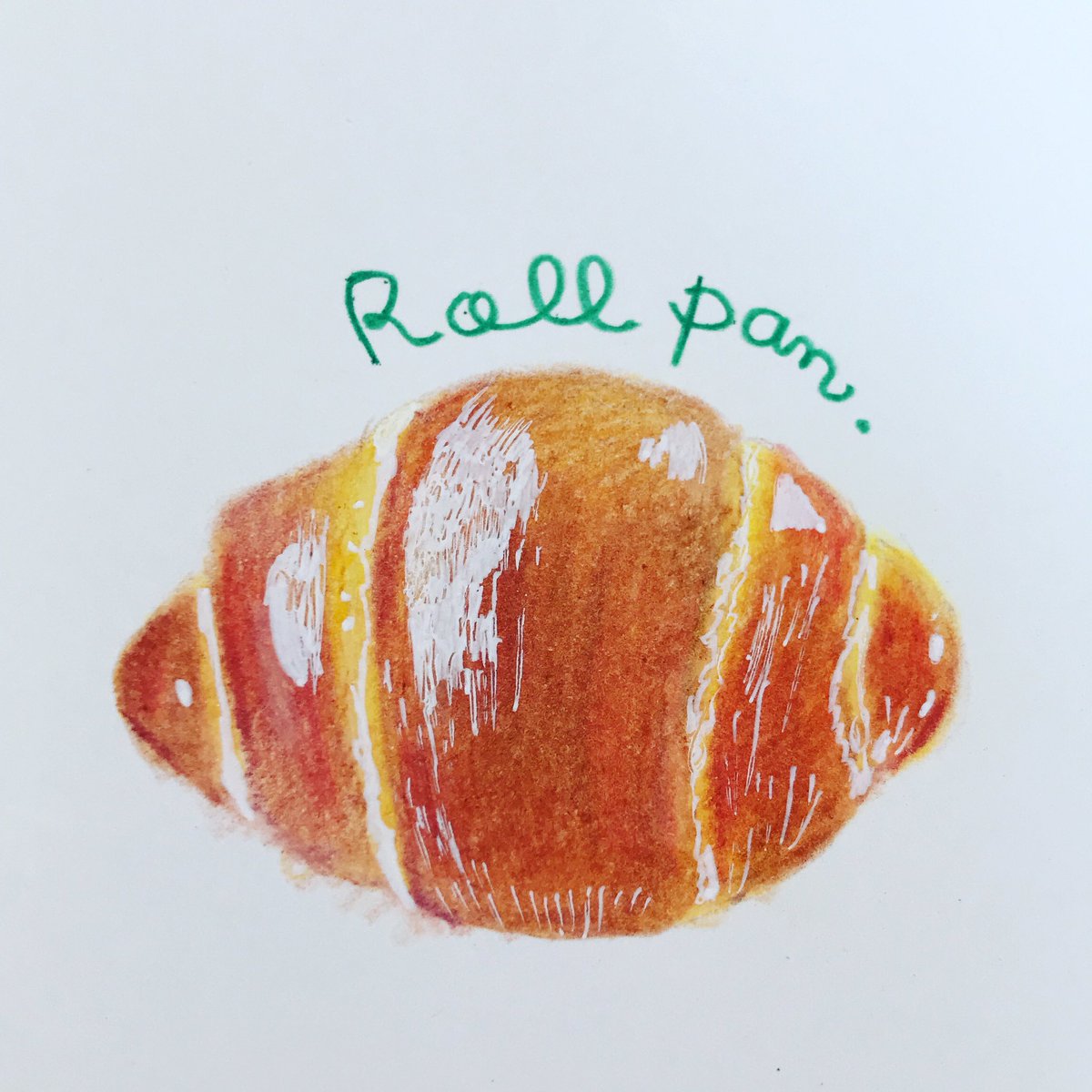 Rica Tasaka Roll Pan ふかふかのロールパンが たべたい イラスト イラストグラム イラスト好きな人と繋がりたい 1日1絵 パン パンイラスト ロールパン 好きな人と繋がりたい パン好きな人と繋がりたい パン作り Illustrator
