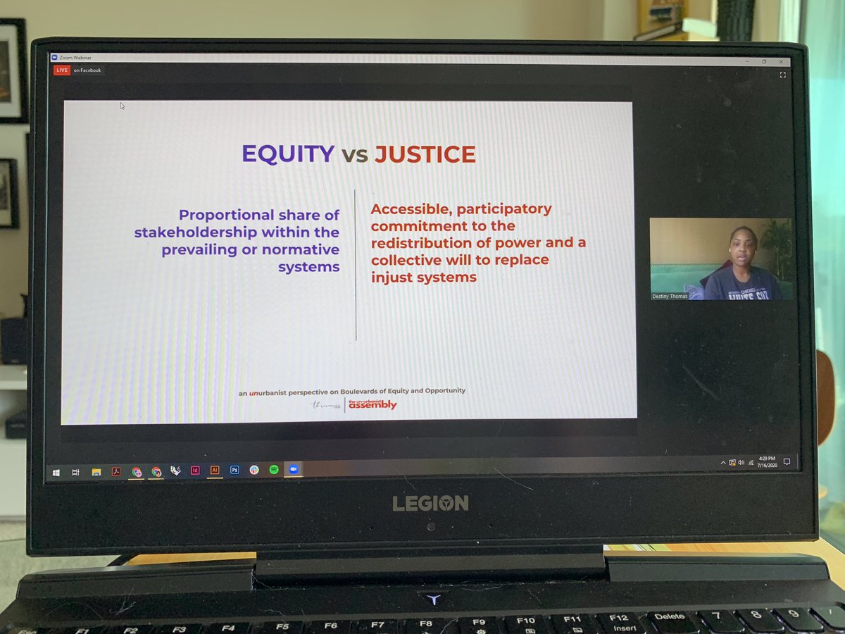 rayneblaborde's tweet photo. Learning from @DrDesThePlanner at the #MOVELA Zoomposium on Boulevards of Equity - as a planning student, her articles and tweets have fundamentally changed the way I understand urban principles. https://t.co/IXkNXQ7FuU