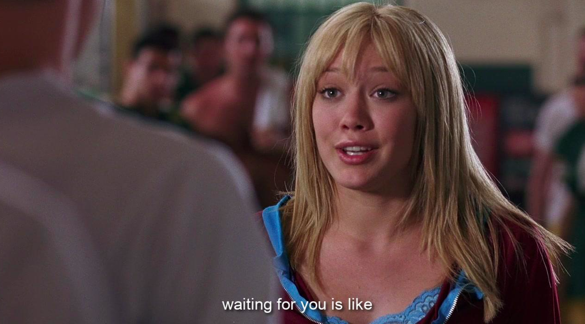 cloispage's tweet photo. it's the 16th anniversary to a cinderella story so let's remember this iconic scene https://t.co/kU91oPdGRf