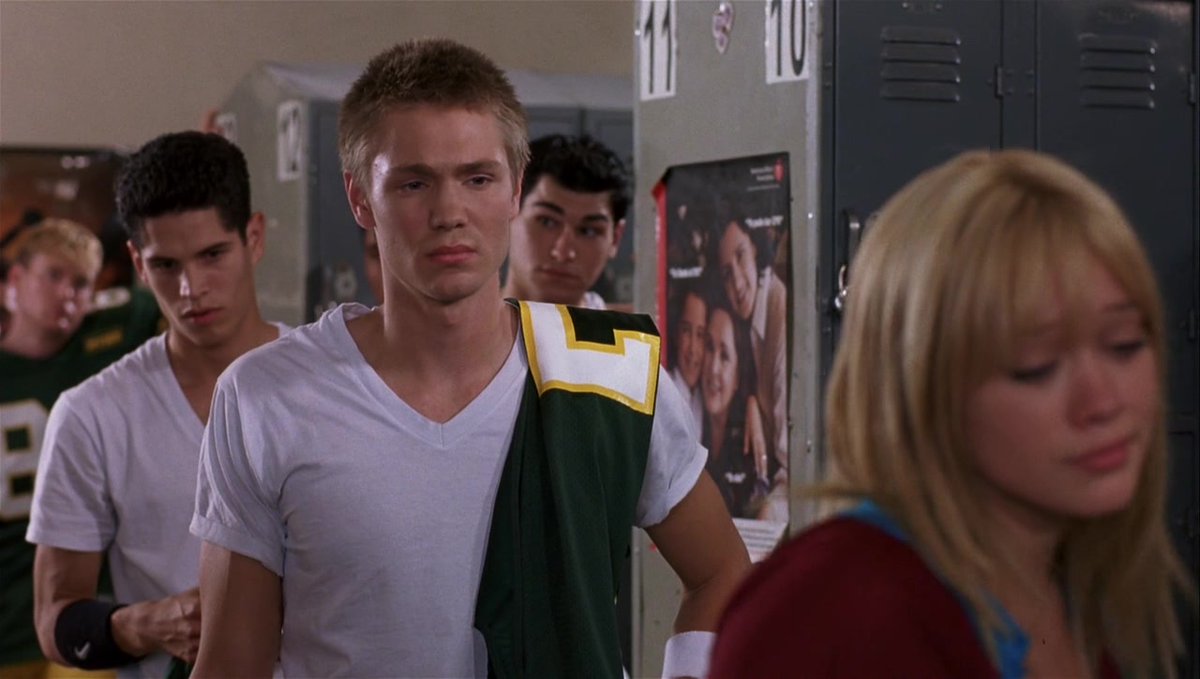cloispage's tweet photo. it's the 16th anniversary to a cinderella story so let's remember this iconic scene https://t.co/kU91oPdGRf