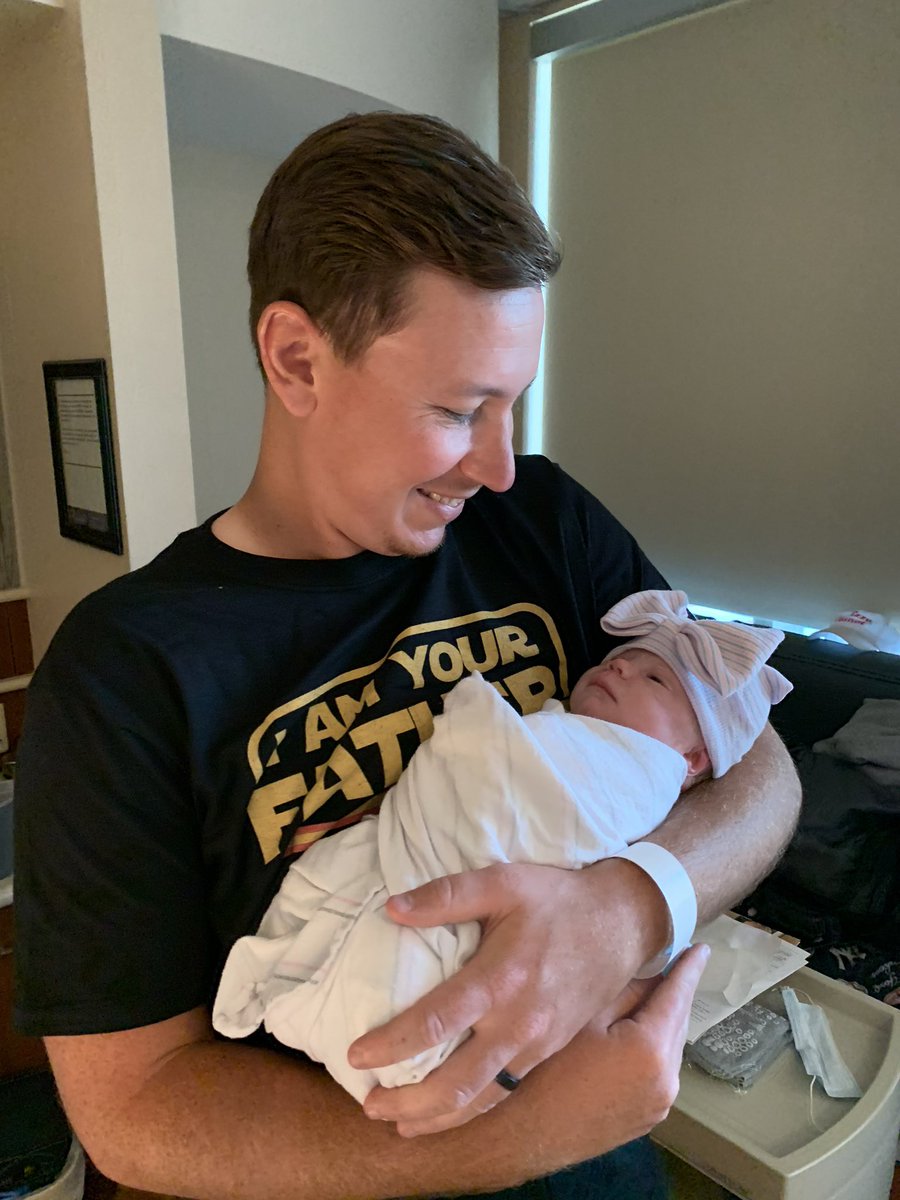 SammySweed's tweet photo. At 7:05pm I became a father 😭😭Introducing Penelope “Poppy” James Sweeden! https://t.co/AgLrQALkbW