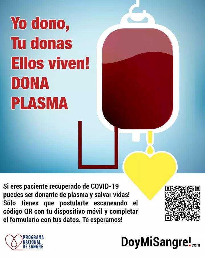guillesequera's tweet photo. Se buscan donantes voluntarios de plasma! Programa Nacional de Sangre 💪💪 https://t.co/JSWDJY14p9