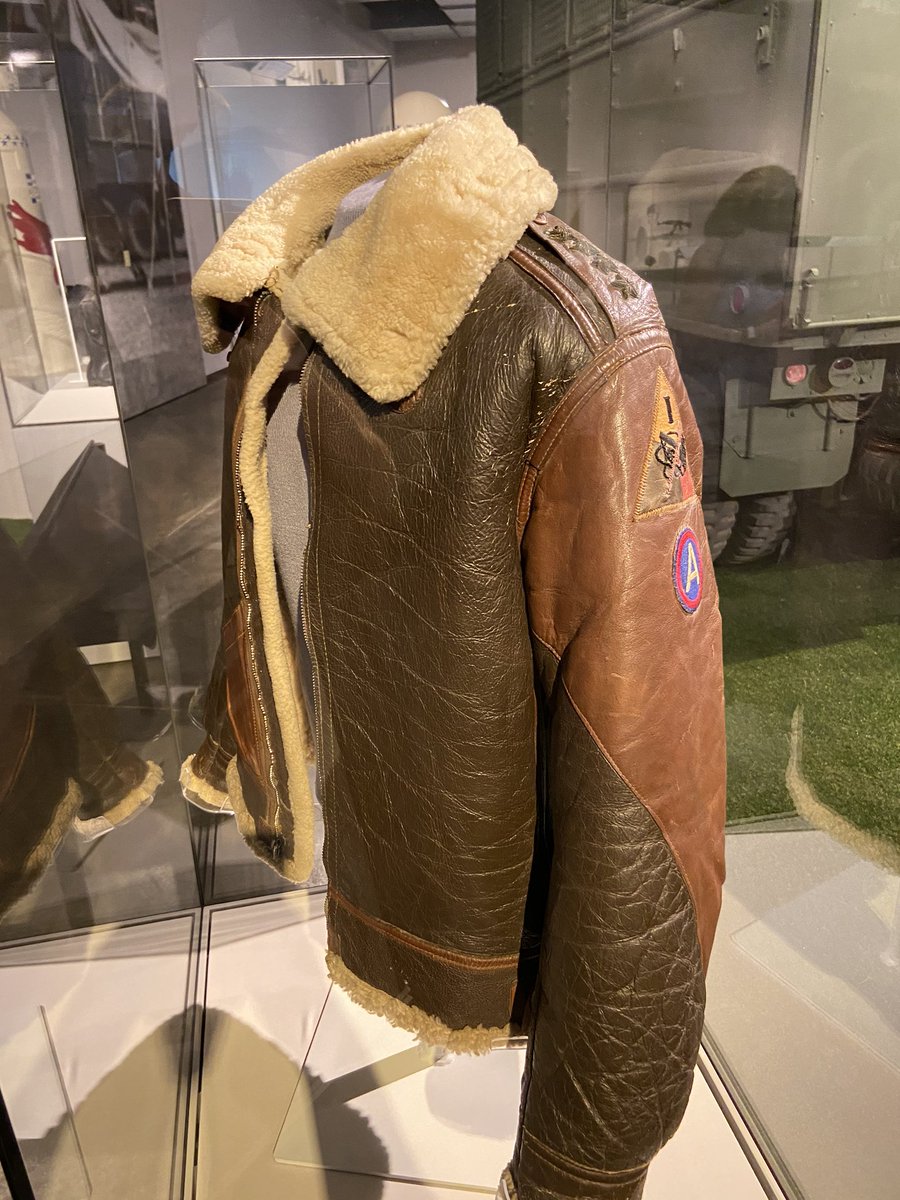 The story behind Patton’s bomber jacket that he wore during World War II, including the Battle of the Bulge.  #WWII