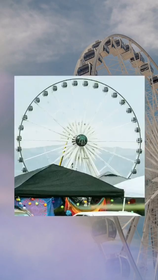 ࿐ #RolbandchellaXX ༉

❁ Día 2 ❀ 12:00 pm  ೃ

—El sol regresa al valle de Coachella para el día dos del festival ya con pila recargada para seguir las actividades. Los asistentes tendrían algunas horas libres antes de que los bloques de conciertos comenzaran.—