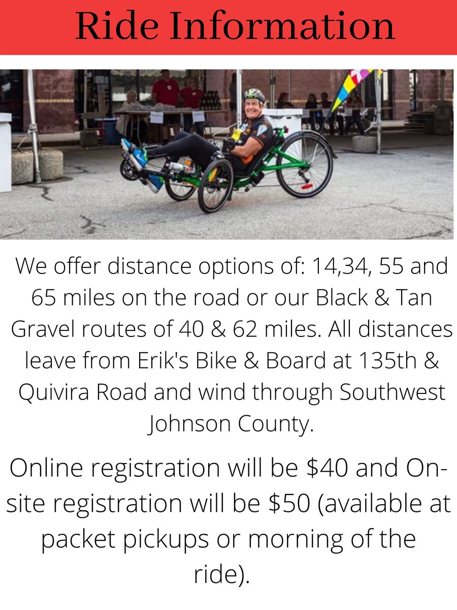 Are you registered foe our big event on August 2, 2020? It is coming up quick! The link will be posted below. bikereg.com/s2r
