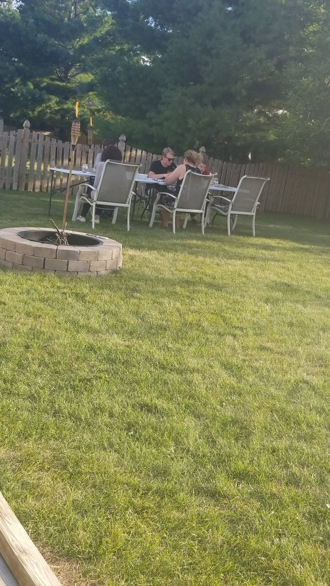 BK3DSci's tweet photo. Spent the last 90 min grilling a pork loin & bacon wrapped asparagus for a family dinner. IT IS HOT! The crew at my table is worth every UV ray & every drop of sweat! #FamilyLife #DinnerTogether https://t.co/GZHOuHks4L