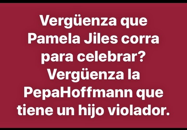 cooteelicious's tweet photo. @PamJiles @PepaHoffmann 
TU HIJO ES UN VIOLADOR Y TU ERES SU ENCUBRIDORA!
PD;grande awela❤
#RetirodeFondosPrevisionales
#MuchoGustoMega https://t.co/Agl7KrQALR