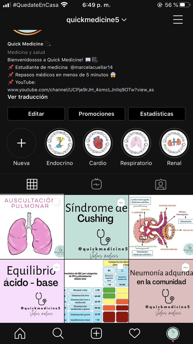marcecuellarl's tweet photo. Hola! Cree esta página para que puedan ver videos hechos por mi y repasar con ellos temas relacionados con medicina, me haría muy feliz si por favor la vieran y compartan 💙 https://t.co/yUOxKyzCo1 https://t.co/RA22AB0zz0