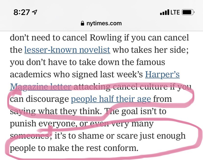 MamaBear_12549's tweet image. This was an article in the @nytopinion just yesterday! Forcing conformity (or canceling them) does not change anyone’s minds - it only breeds further resentment, but no real change, in the end - they still think it &amp;amp; believe it! 

#faultylogic #conformity #cancelculture