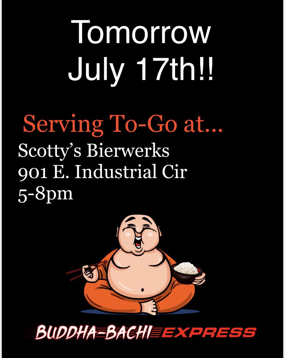 BuddhaBachi's tweet photo. Catch us tomorrow.....

We want to say thank you for your support during these challenging times. Your health and safety is our number 1 concern as we continue to serve you all. Please be sure to maintain a social distance of 6’ when in line for your fresh 🔥Buddha-Bachi Bowl🔥 https://t.co/qRqKnox9No