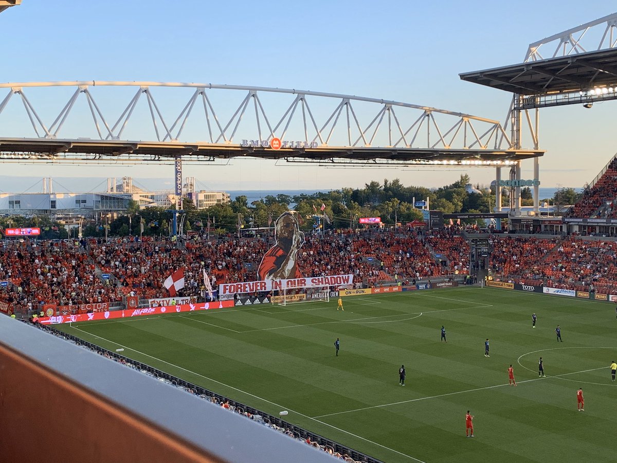 geeyee17's tweet photo. Different venue but rivalry is the same
It’s #401Derby Day! @torontofc vs @impactmontreal in the #mlsisback tournament. I wish I was at BMO Field with my dad for this one. #TFCLive #COYR #Section204 #RIPDad https://t.co/fiGC16kUXk