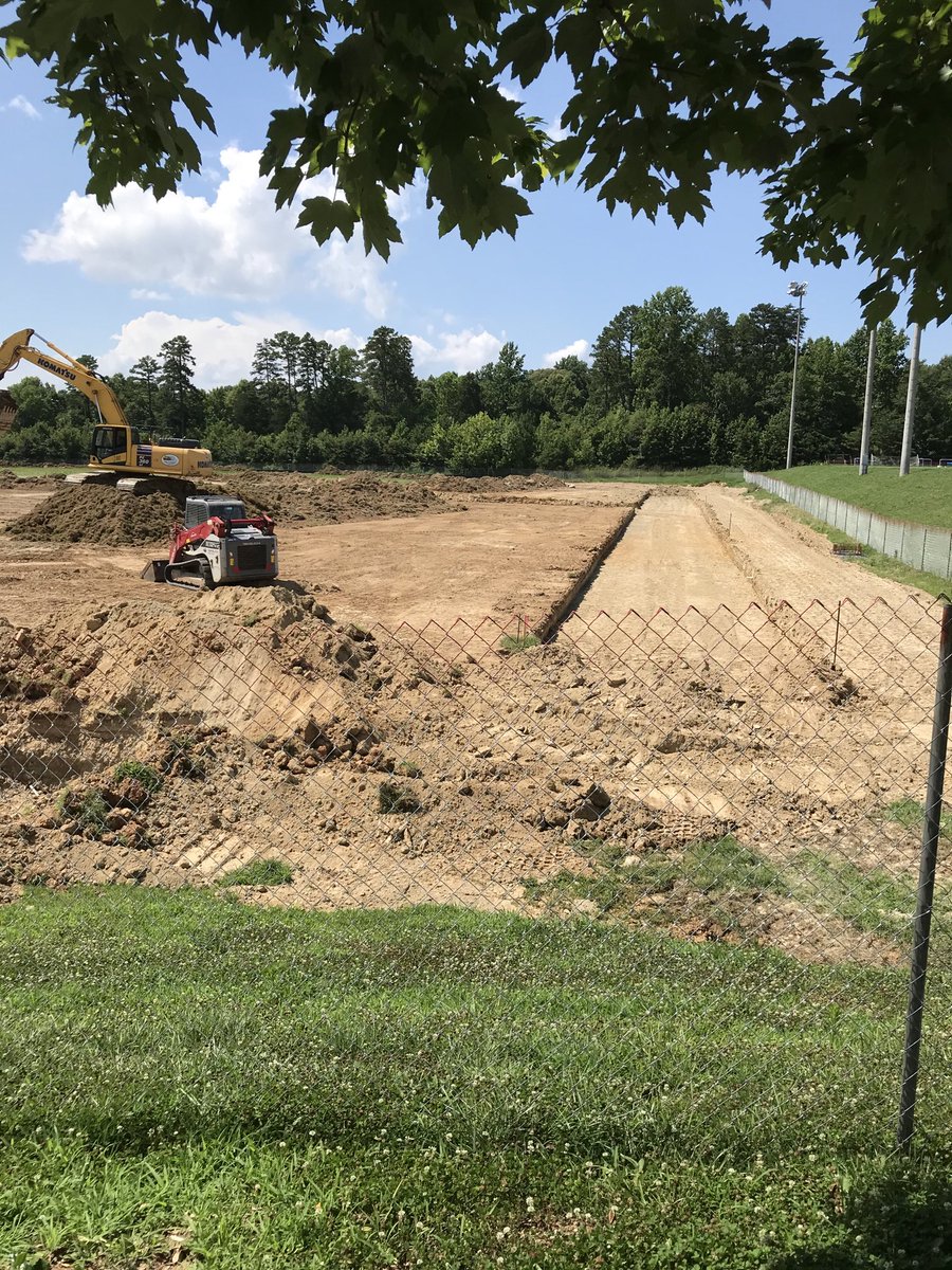 danboonenc's tweet photo. Construction of the turf fields at Richard Barry Park is underway! This project should be finished Fall 2020. ⁦@CarolinaRapids⁩ ⁦@tfinlay21⁩ https://t.co/PZ5aCjxntY