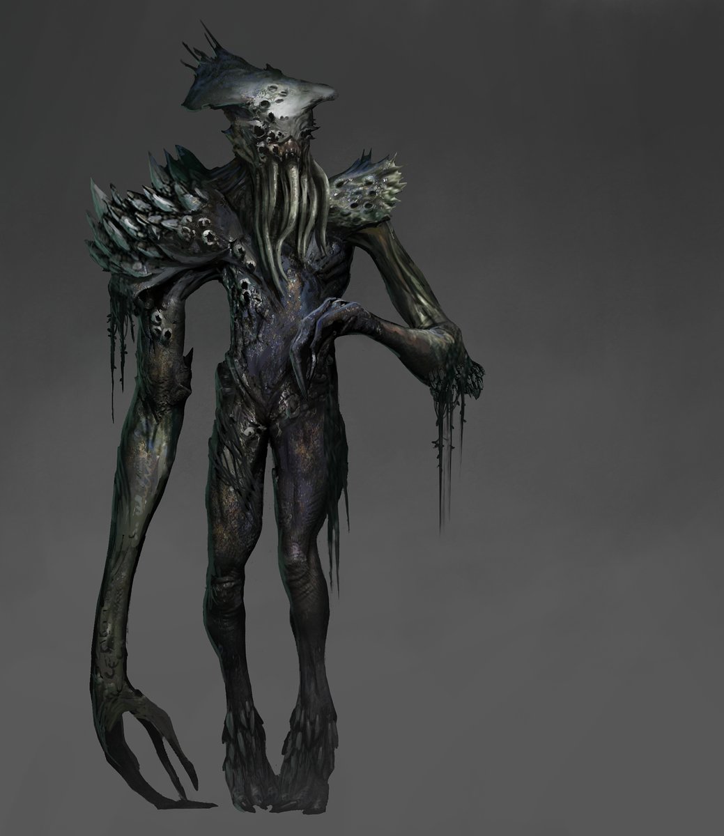ChristianDailey's tweet photo. The Unfathomed in the Sunken Cell almost had a very different look, but we ran out of time. Always loved Ken's concept. Maybe this version will make a visit one day.... https://t.co/YdT1r6WZLF
