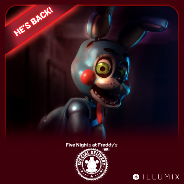 Fnaf Ar Toy Bonnie Icon Fnaf Ar On Twitter He S Been Waiting So Long For This Chance And Now It S Finally Here Look Out Toy Bonnie Is Back And He S Ready To Play Fnaf Fnafar Specialdelivery