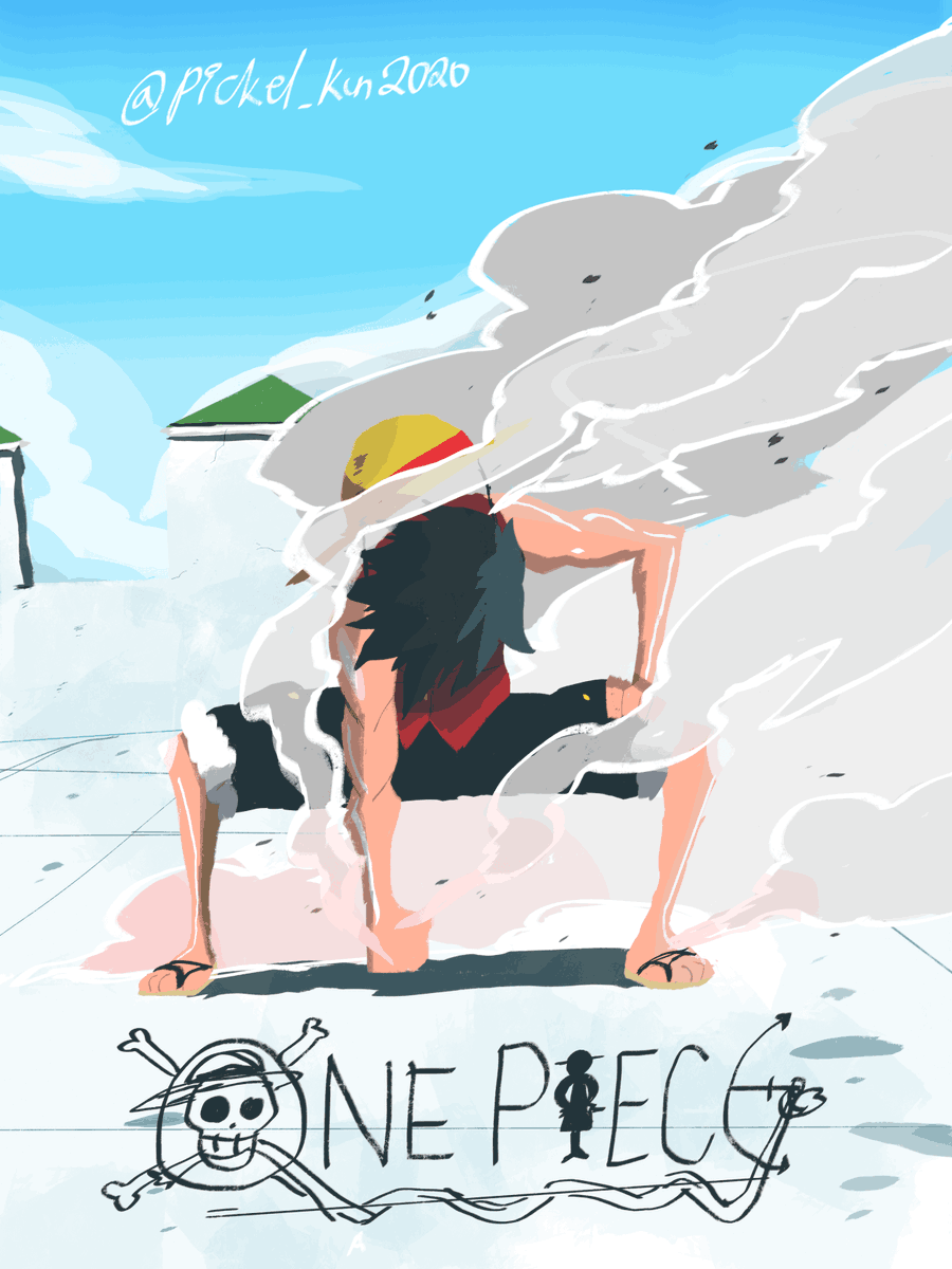 Pickel_kun2020's tweet image. SECOND GEAR!!!

#luffy #OnePiece #secondgear #artwork