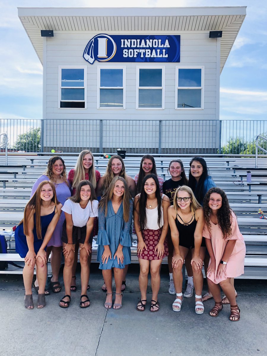 softballIndians's tweet photo. Today was a great day! 
Practice this afternoon was productive and meaningful, &amp; we were able to improve as a team! As well as ending the day with a team banquet to honor all of the athletic and academic accomplishments of our athletes 💜💛

Pictured: JV1 JV2 &amp; Varsity https://t.co/NnebBjCbZS
