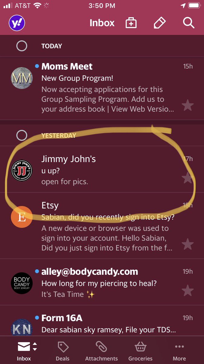 sabiansky's tweet photo. Shout out to @jimmyjohns for a great sense of humor 🤣☠️🍆 
#jimmyjohns #funny #pics #latenight https://t.co/OlHKghhRnJ