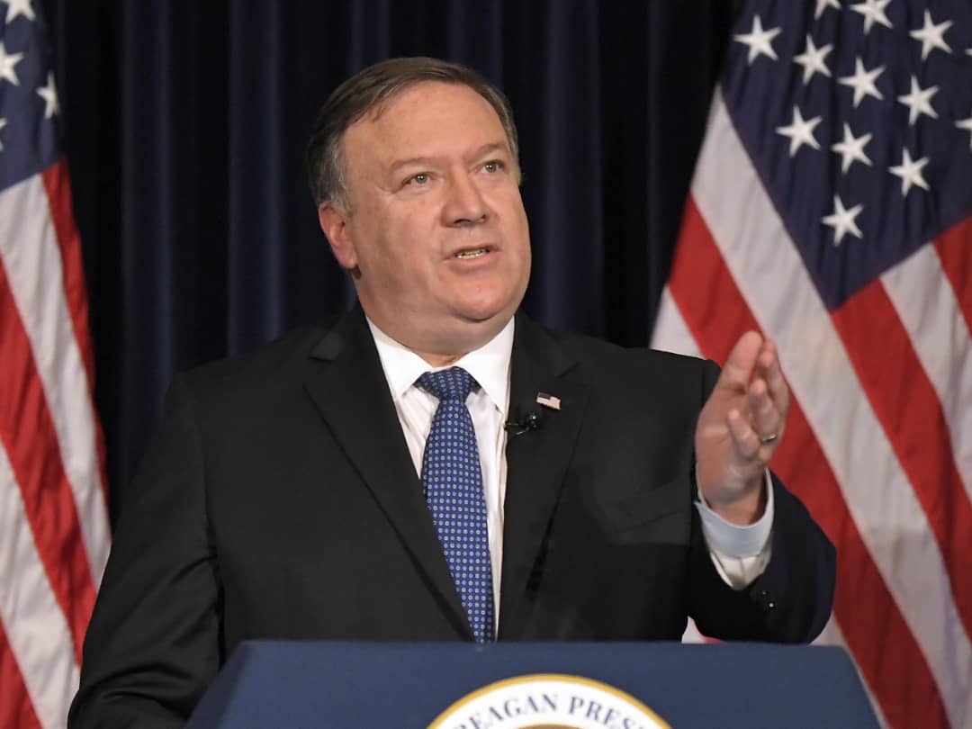 EVTVMiami's tweet photo. #EsNoticia 🇺🇸 Tenemos muchas herramientas para defender los Derechos Humanos: Asi lo afirmó el Secretario de Estado de EEUU @SecPompeo durante un discurso que ofreció sobre Derechos Inalienables y la Seguridad de la libertad #16Jul #EvtvContigo #NoticiasEvtv https://t.co/xA3XMowm1G