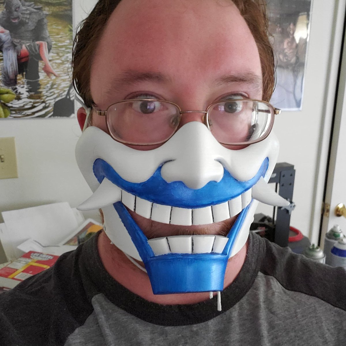 omicron22's tweet photo. @Odinabbott I was inspired by some of your recent builds. Its 3d printed and not foam because this is how Omicron makes https://t.co/tTBNPeom36