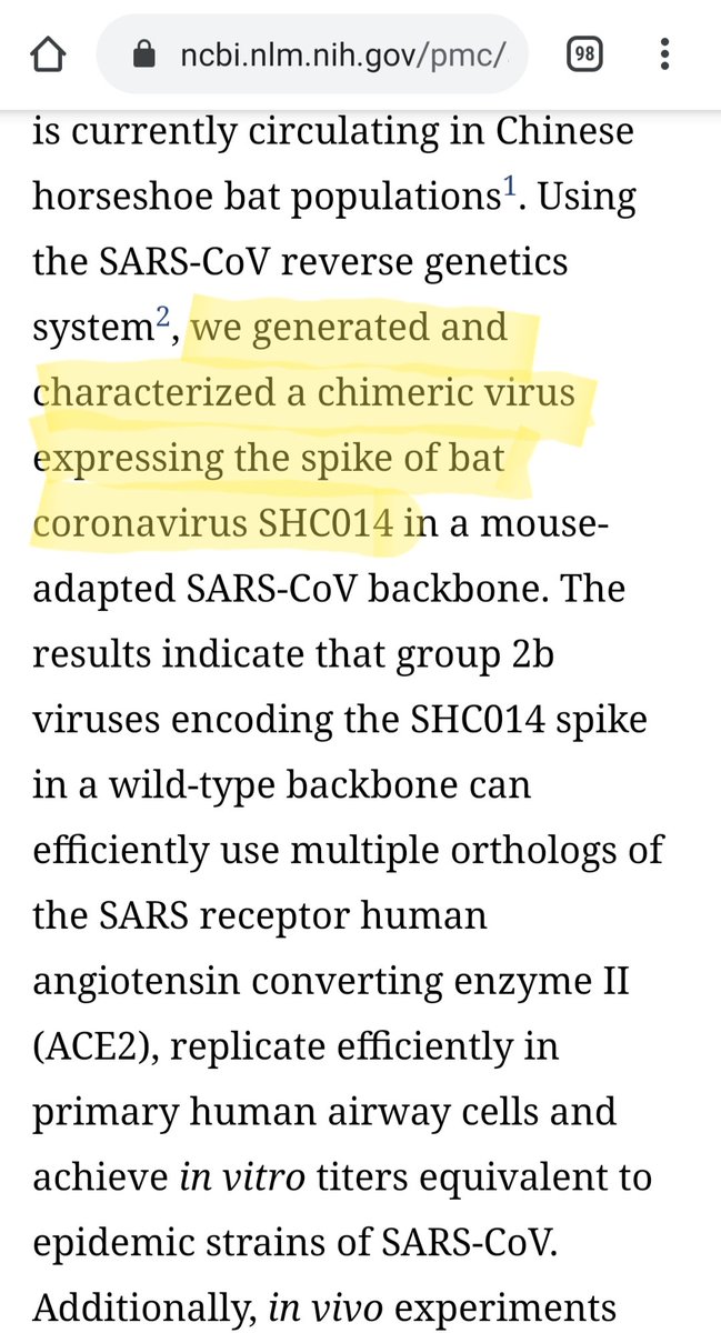 14) We know this is true based on a report from the NIH that very clearly states that Shi Zheng Li helped create SARS-COVID2, provided the spike proteins, and received funding from the NIH.