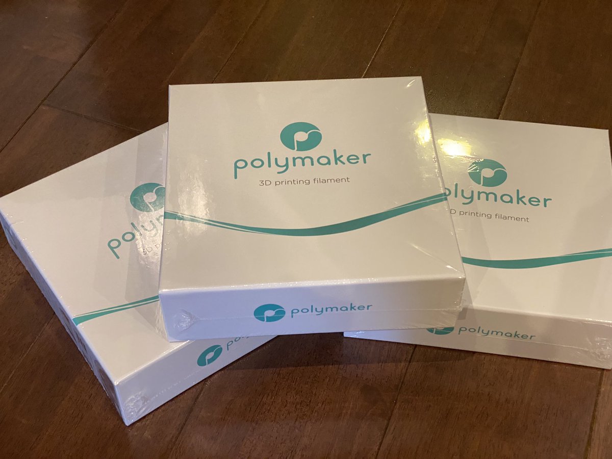 namaikicastle's tweet image. 新しいフィラメントさまがお越しになられたぞー！！！　3dプリンター稼働の週末が迎えられます🙏　#polymaker #fusiontech #3Dプリンター