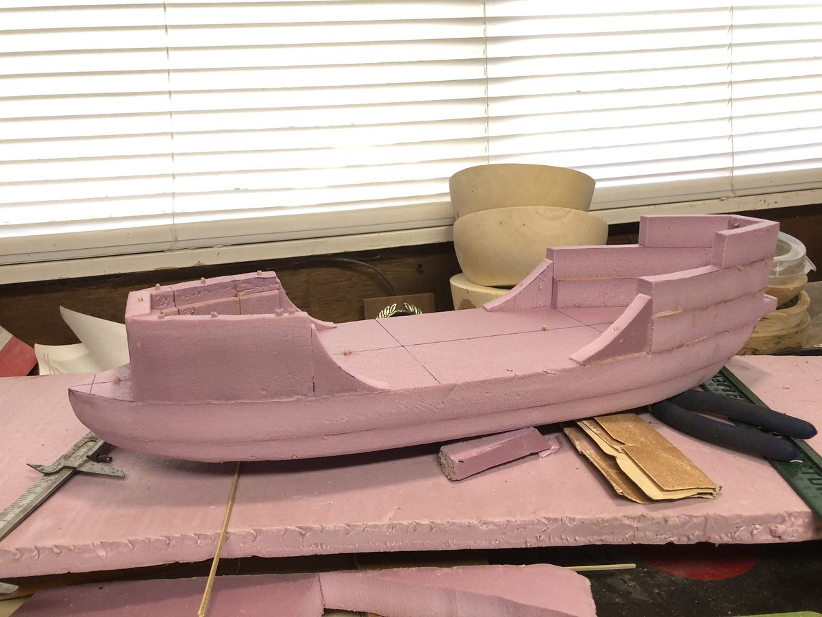 fiddlewurt's tweet photo. Sanding now underway as the glue has cured. Finally starting to take shape! #dndterrain #diyterrain https://t.co/RvVp36lfpq
