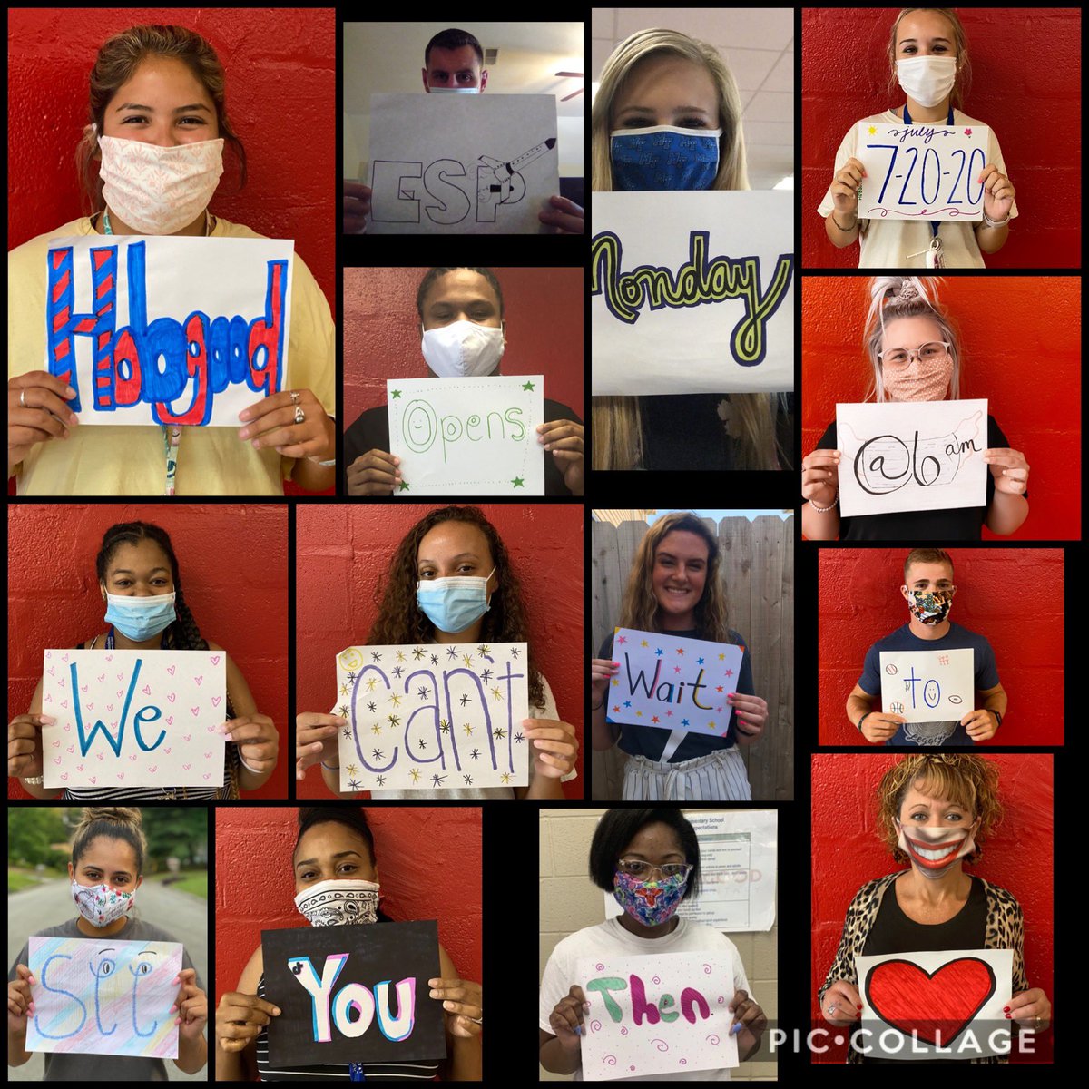 ESPatMCS's tweet photo. #ESPAfterSchool Hobgood ESP staff are excited to open on Monday! We hope we see you then! #ESPRocks #Ch https://t.co/VGBtO2E5Mn