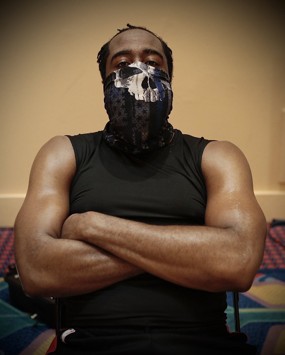 NBA's tweet photo. The Masked Beard!

#WholeNewGame https://t.co/DJrp23M5TL