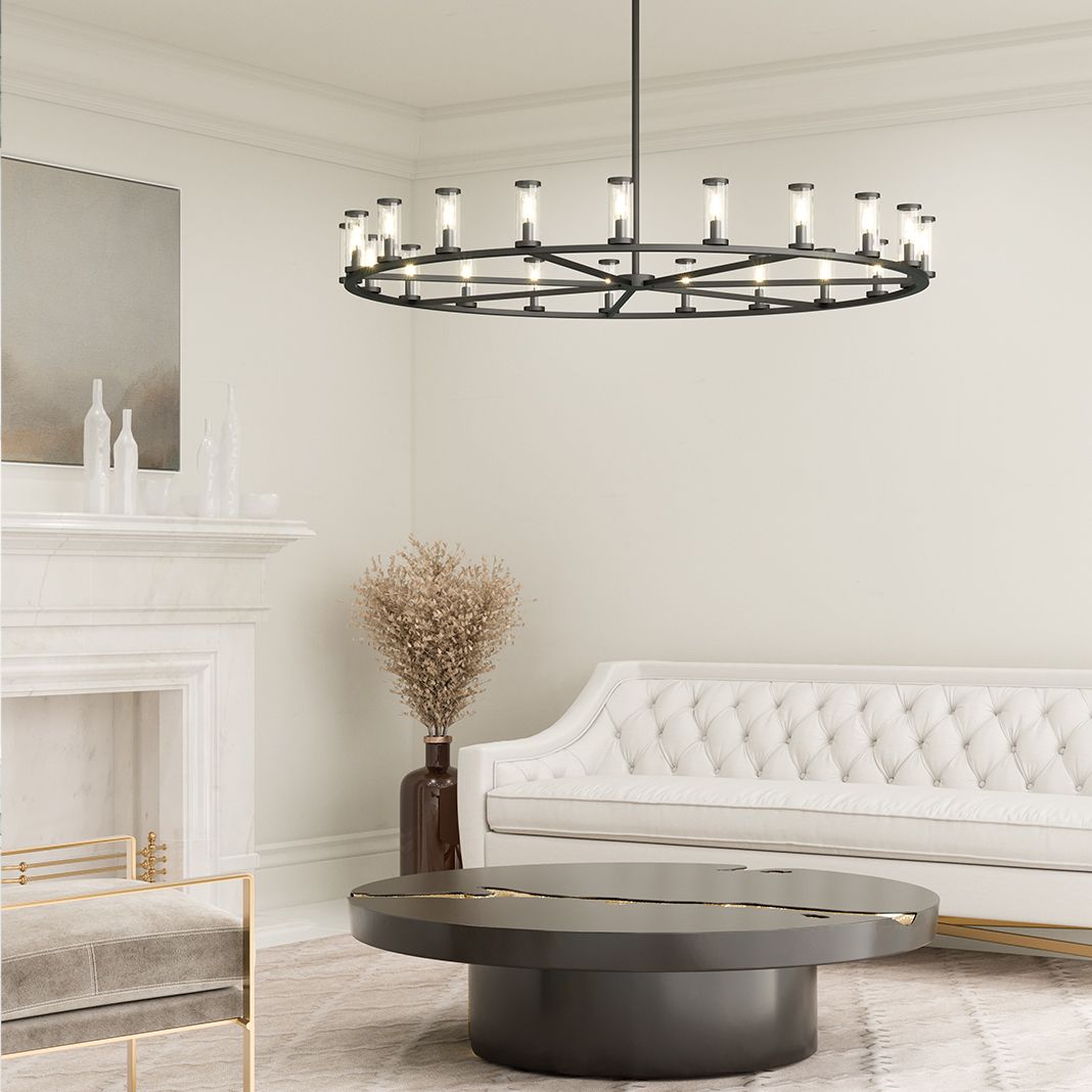 Antique in appearance and effective in purpose, Revolve fixtures grace interior spaces with understated elegance. Employ Revolve as a single, striking fixture or create a comprehensive effect by pairing it with a series of coordinating wall sconces. #aloralighting