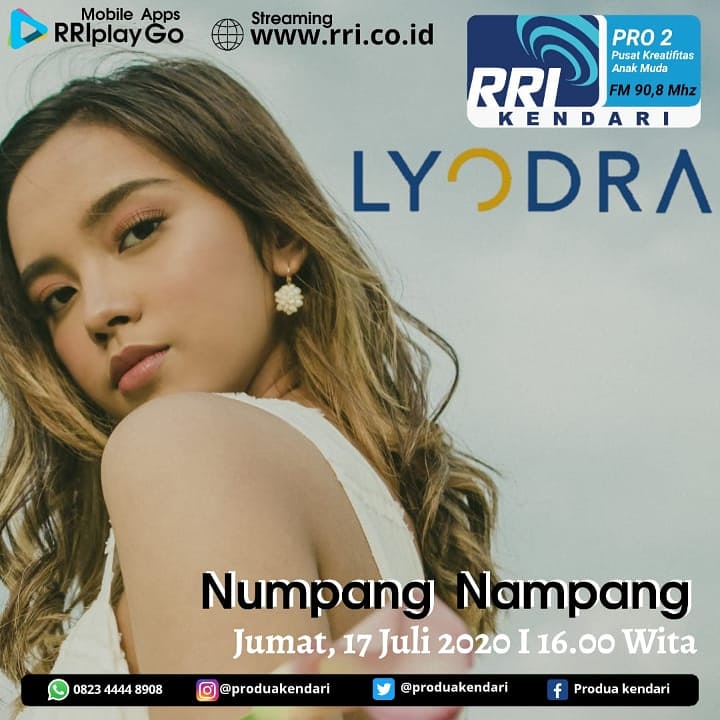 produakendari's tweet photo. @MylyodraOfc ada Idola kalian nih bakal seru seruan di PRO 2 Kendari. Dengerin via aplikasi RRI PLAY GO, streaming https://t.co/RpHo88fZDT
#lyodraginting #mylyodra #lyodra #lyodraidol #lyodramargaretha #terlanjurmencinta
#rrikendari #rriplaygo
#IndonesiaTatananKehidupanBaru https://t.co/wfFVYXfseV