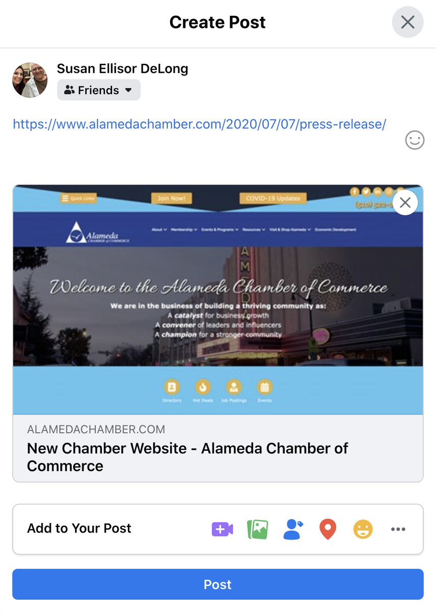 Alameda Chamber tweet media