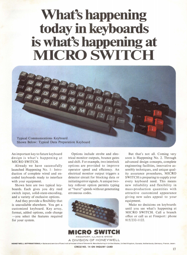 someone ought to put all these keyboard ads in a book or something