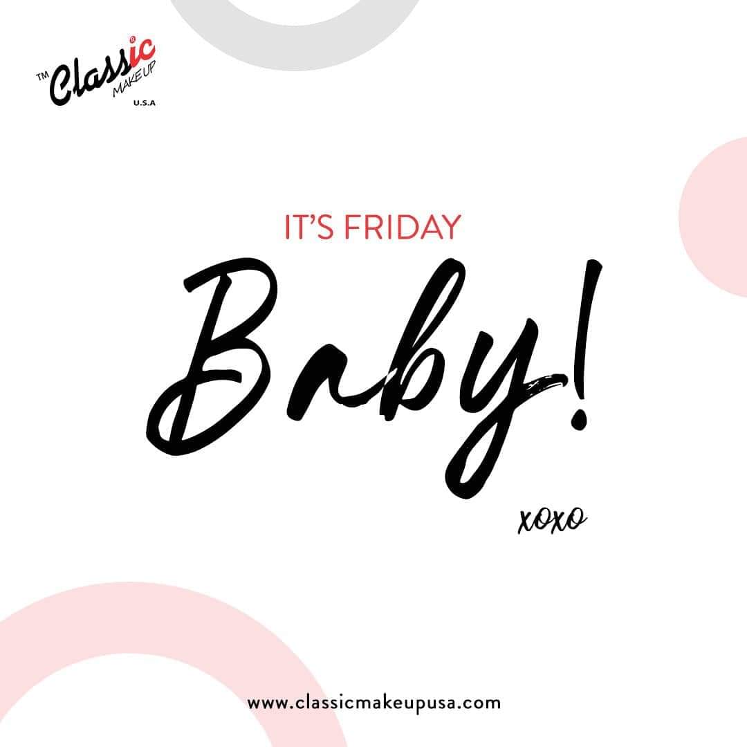 ClassicMakeup's tweet photo. T.  G.  I.  F

What plans do you have for the weekend, dolls?
Let's know in the comment section.💋

.
.
______________________
#ClassicFridays #ClassicWeekends #ClassicBants #ClassicDolls #ClassicEvents #MercyXClassicMakeupUSA https://t.co/i9eRvst40u