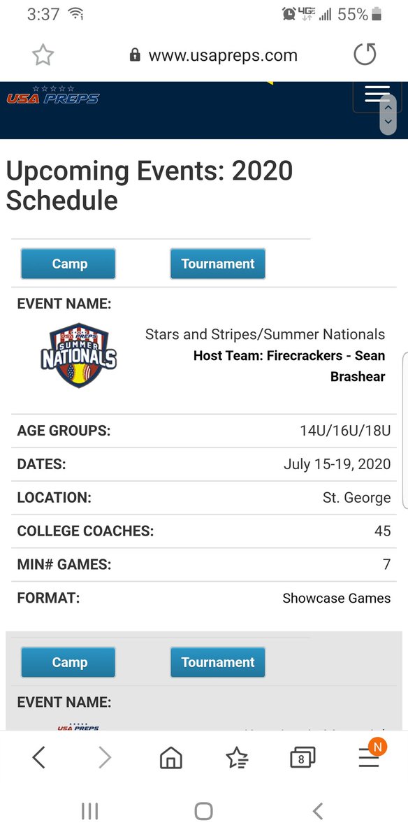 E8Lovato's tweet photo. This weekend I am Pitching on St George UT at the USA Preps Stars and Stripes Summer Nationals. https://t.co/ySv5DSyxnn
