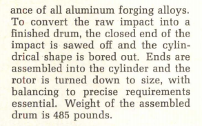 in 1968, UNIVAC was building very large memory drums, about the size of 55-gallon drums! this is cool if you're into impact extrusions.
