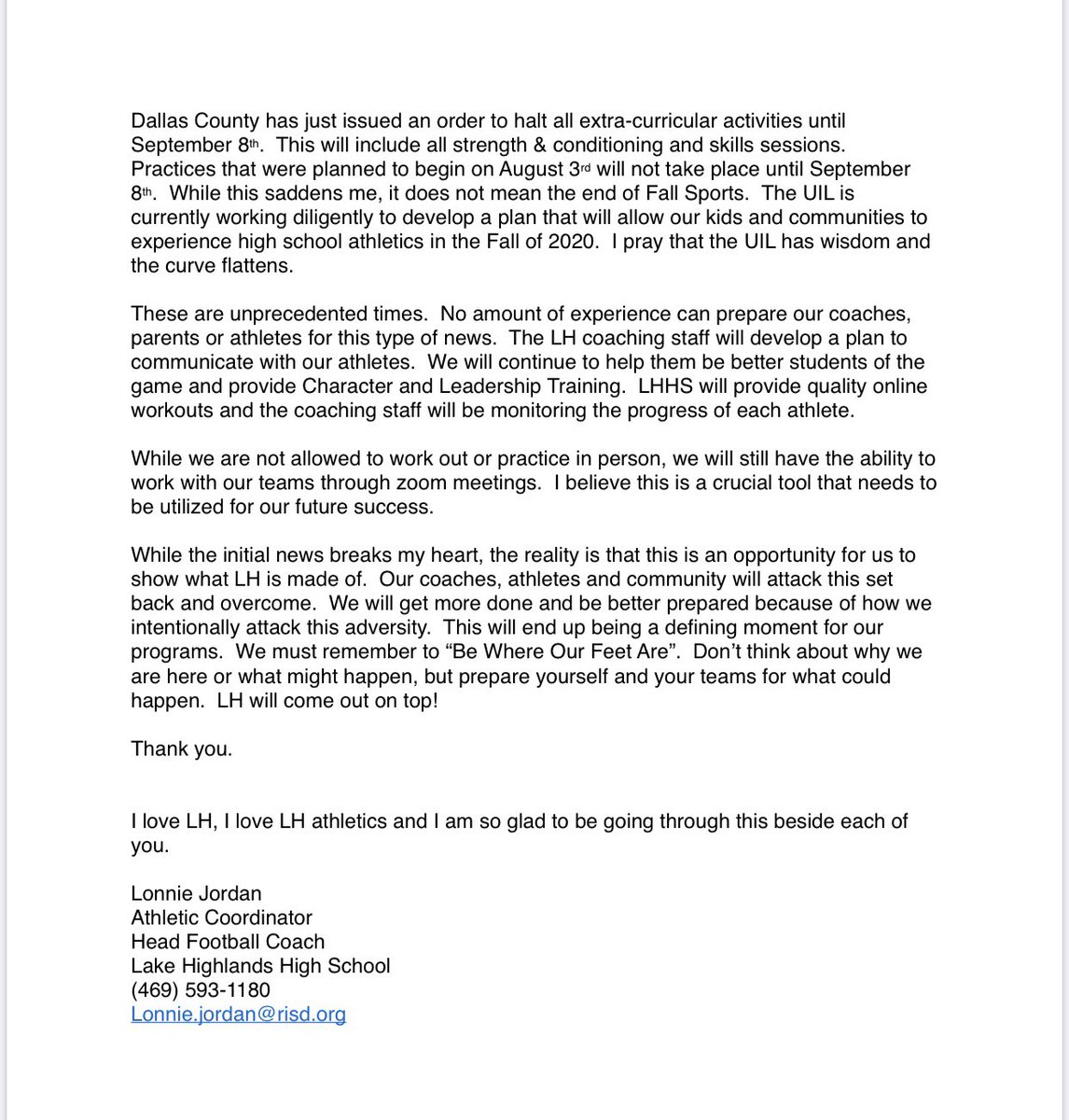 LH Wildcat Club tweet media